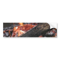 Fires Wood Flames Burning bumper stickers by lifesphere Fires Wood Flames Burning bumper stickers