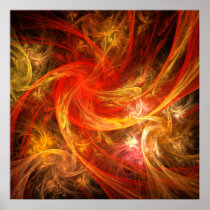 Firestorm Abstract Art Print