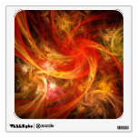 Firestorm Nova Abstract Art Square Wall Skins