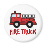 Firetruck Refrigerator Magnet