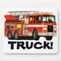 FireTruck mousemat Mouse Pads