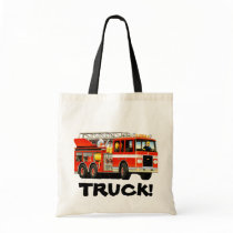 Firetruck tote bag