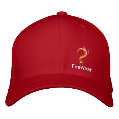 FireWhat Fit Hat with White logo Baseball Cap