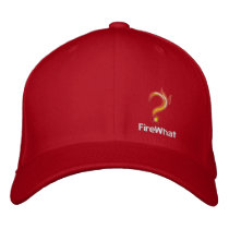 FireWhat Fit Hat with White logo Baseball Cap