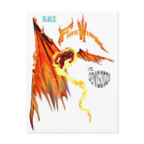 Firewing  T-Shirt Post Card