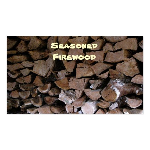 Firewood Business Card (front side)