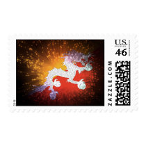 Firework; Bhutan Flag Stamp