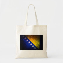 Firework; Bosnia Flag Bags