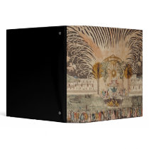Firework Display in the Place Louis XV Vinyl Binders
