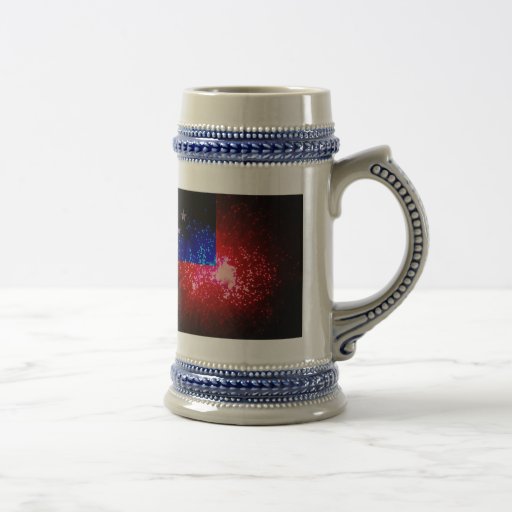 Firework; Samoa Flag Coffee Mug