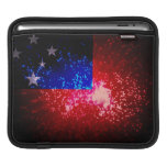 Firework; Samoa Flag Sleeve For iPads