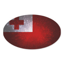 Firework; Tonga Flag Sticker