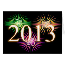 Fireworks 2013 New Year cards