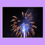 FIREWORKS 3 - postcard postcards