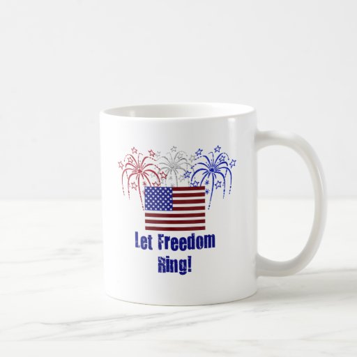 fireworks and freedom copy coffee mugs