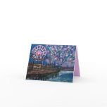 Fireworks at the boardwalk Cards