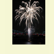 Fireworks Bridge Tee t-shirts