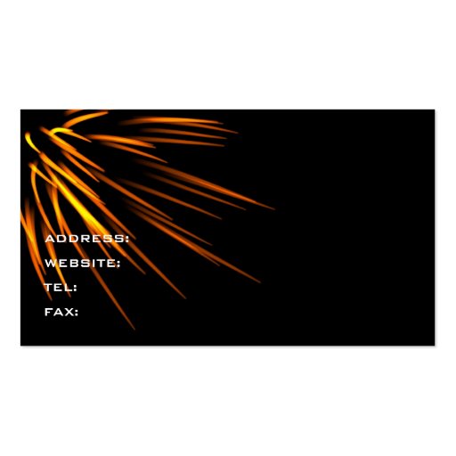 Fireworks business card (back side)