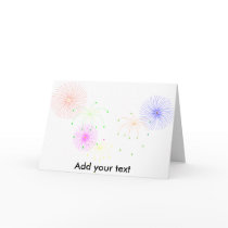 Fireworks cards
