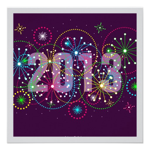 Fireworks Celebration for New Years Eve Party Custom Invitation