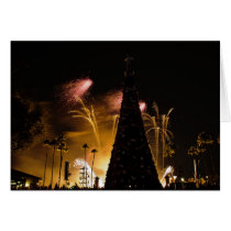 Fireworks Christmas Tree cards