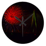 Fireworks Christopher S. Bond Bridge Kansas City 1 Round Clock