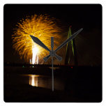 Fireworks Christopher S. Bond Bridge Kansas City 2 Clocks