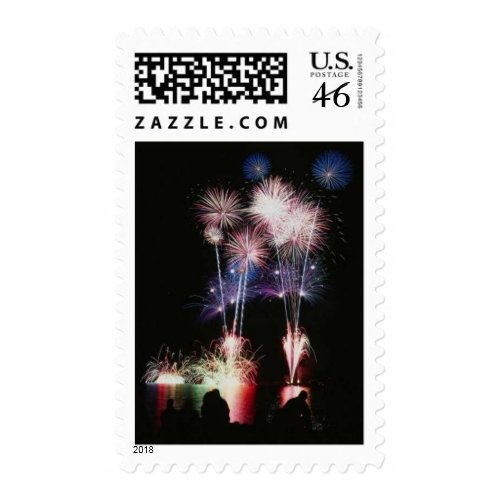 Fireworks Designer Postage Stamps stamp