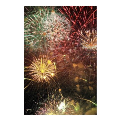 picture of fireworks display. Fireworks Display Poster by