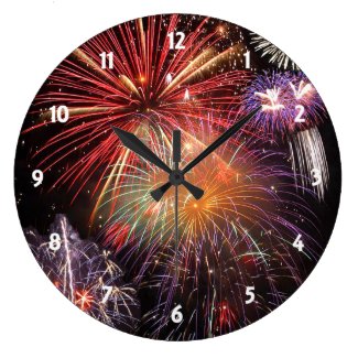 Fireworks Finale Wallclocks