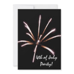 Fireworks Fourth of July Party Invitation