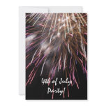 Fireworks Fourth of July Party Invitation