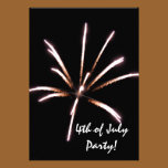 Fireworks Fourth of July Party Invitation invitations
