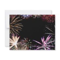 Fireworks Grand Finale Personalized Announcements