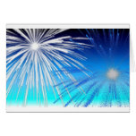 fireworks greeting card
