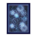 Fireworks greetings postcards