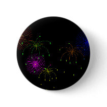 Fireworks Hapy New Year buttons