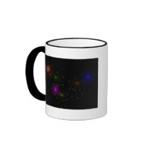 Fireworks Hapy New Year mugs
