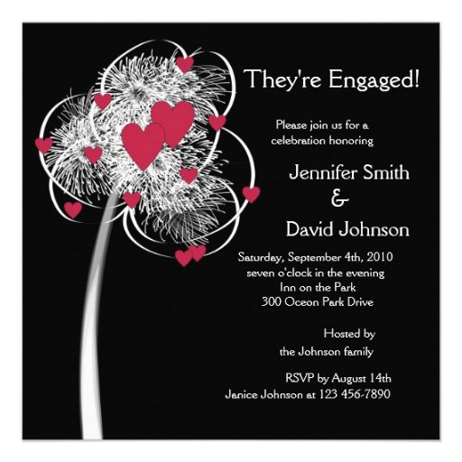 Fireworks & Hearts Tree Engagement Announcement
