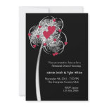 Fireworks &amp; Hearts Tree Reheasal Dinner Invitation