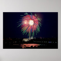 Fireworks in DC Poster posters