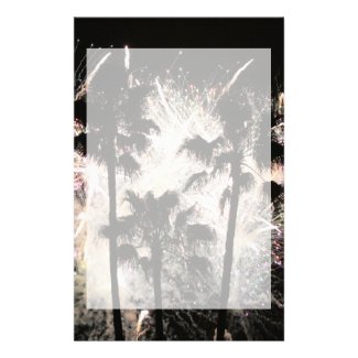 fireworks in palm trees.jpg stationery paper