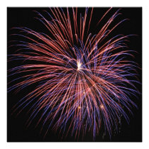 Fireworks July 4th Invitation invitations