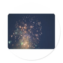 fireworks meteor splash blue swoosh stickers