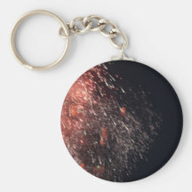 fireworks meteor splash debris keychains