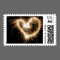 Fireworks of Love postage
