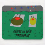 FIREWORKS - Olives In Love - mouseapd mousepads