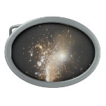 Fireworks Oval Belt Buckle