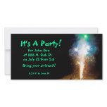 fireworks party invite photo cards