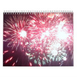 Fireworks photo calender wall calendar